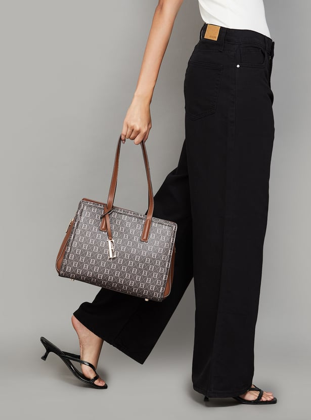 ELLE Printed Shoulder Bag