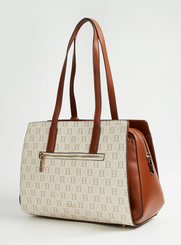 ELLE Printed Shoulder Bag