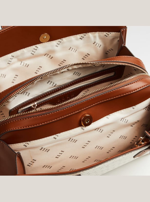 ELLE Printed Shoulder Bag