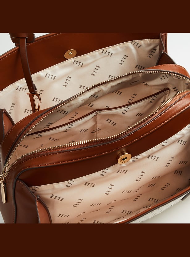 ELLE Printed Shoulder Bag