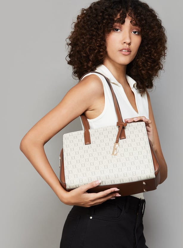 ELLE Printed Shoulder Bag