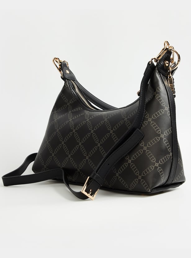 ELLE Printed Hobo Bag
