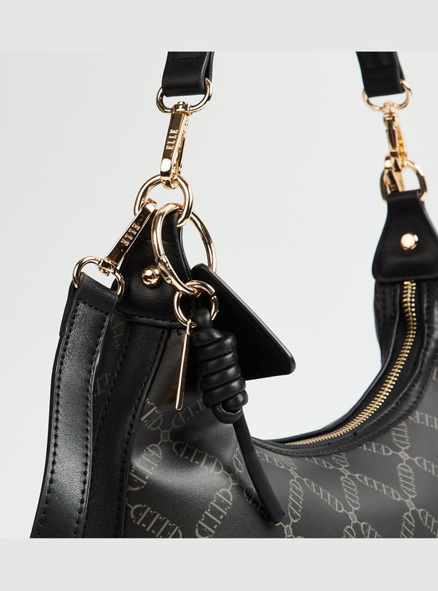 ELLE Printed Hobo Bag
