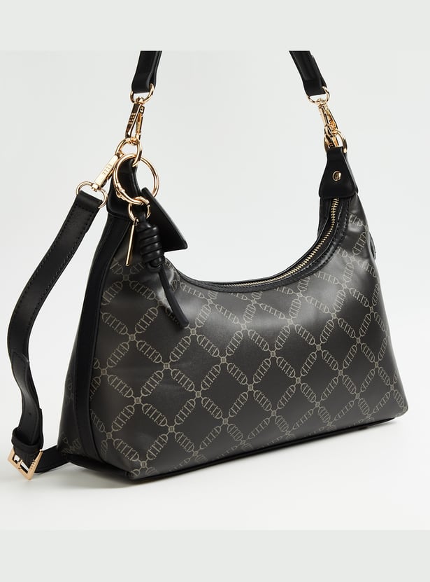 ELLE Printed Hobo Bag