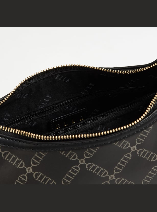 ELLE Printed Hobo Bag