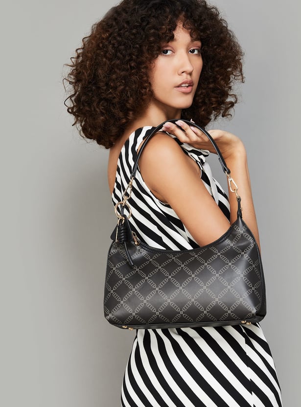 ELLE Printed Hobo Bag