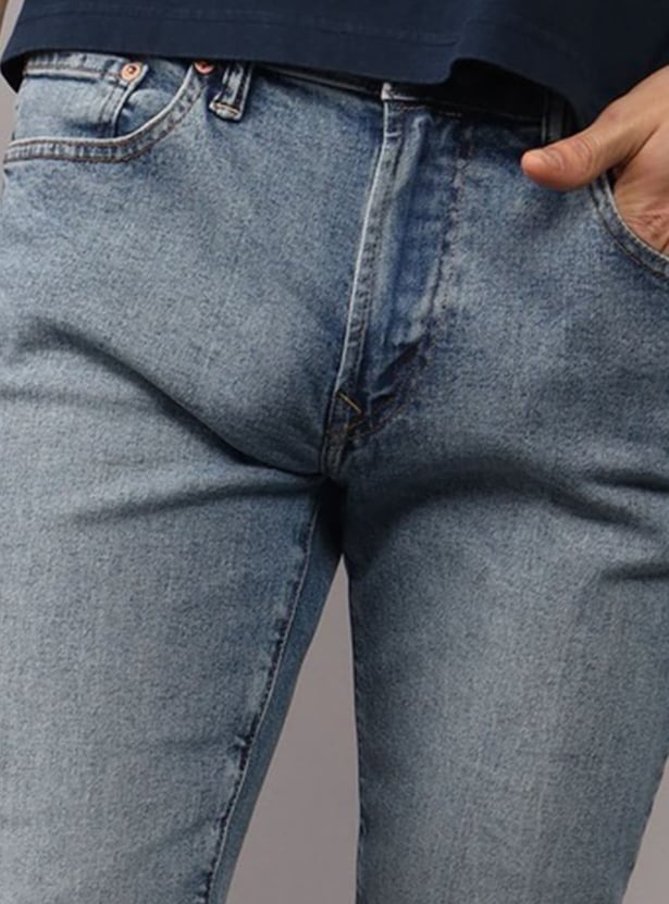 AMERICAN EAGLE Washed Slim Straight Jeans