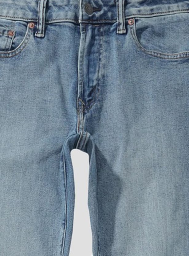 AMERICAN EAGLE Washed Slim Straight Jeans
