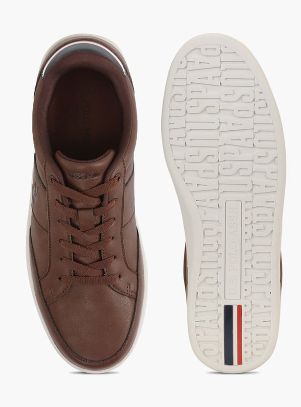 US POLO ASSN Solid Lace-Ups Shoes