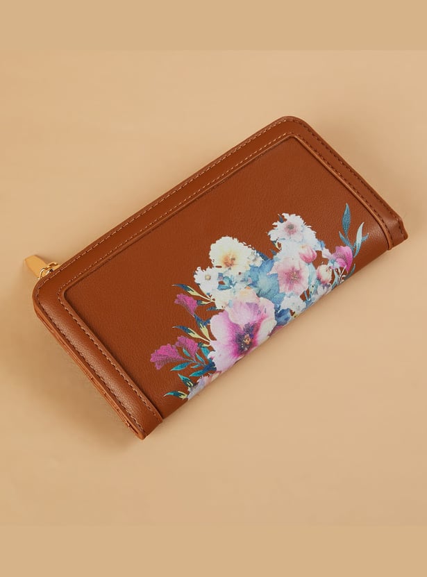 GINGER Floral Print Bi-Fold Wallet