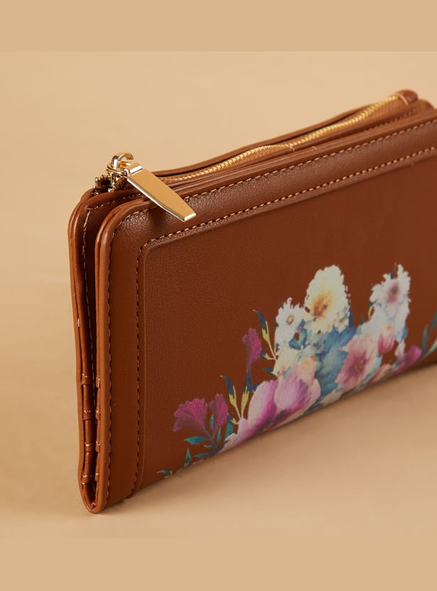 GINGER Floral Print Bi-Fold Wallet