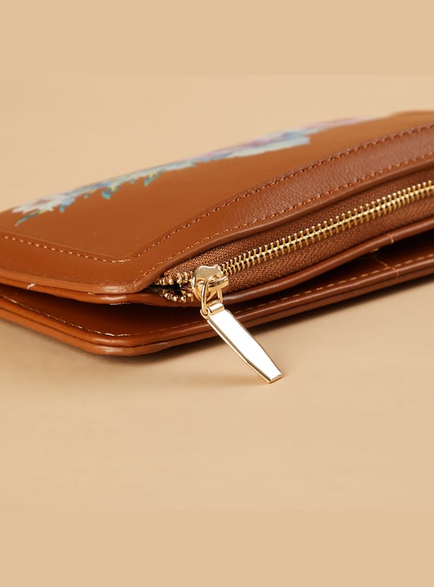 GINGER Floral Print Bi-Fold Wallet