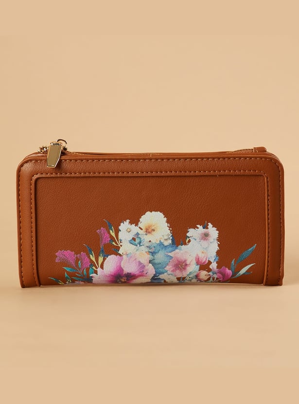 GINGER Floral Print Bi-Fold Wallet