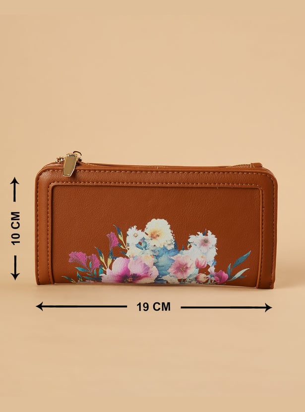 GINGER Floral Print Bi-Fold Wallet