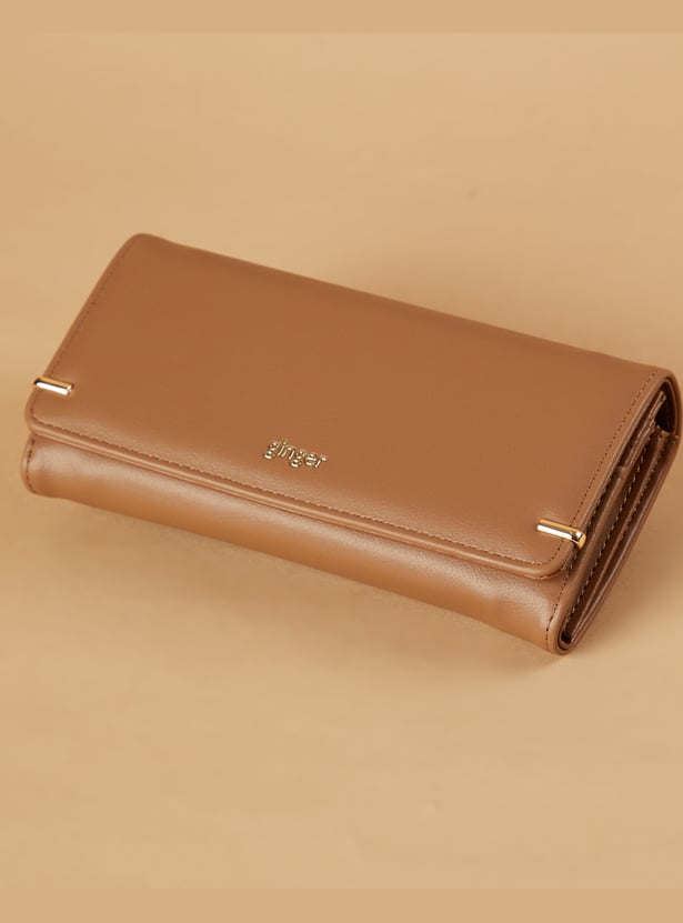 GINGER Solid Flap Wallet