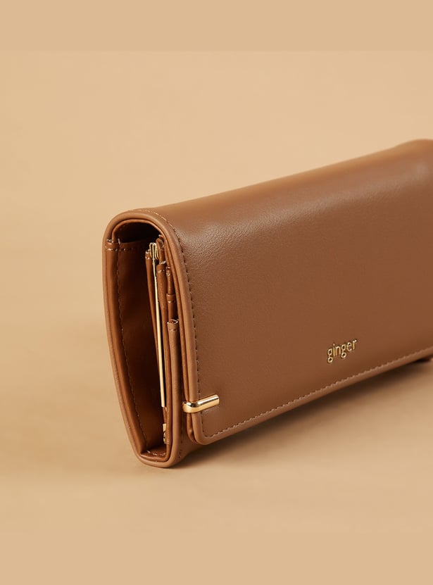 GINGER Solid Flap Wallet