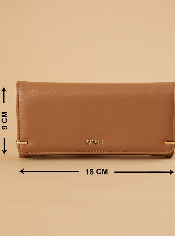 GINGER Solid Flap Wallet