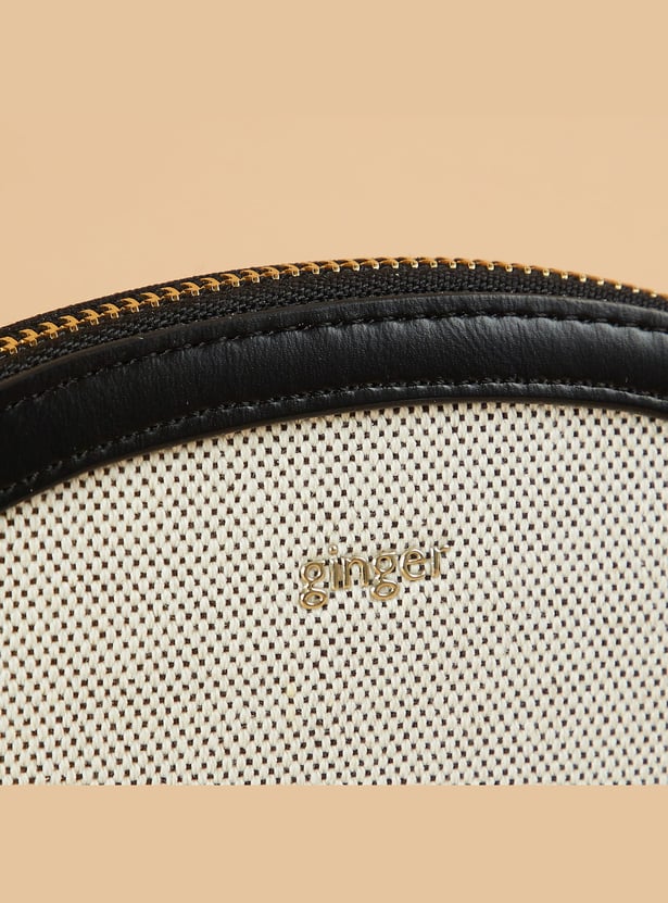 GINGER Woven Zip-Around Wallet