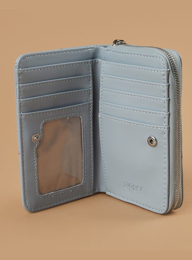 GINGER Embellished Zip-Around Wallet