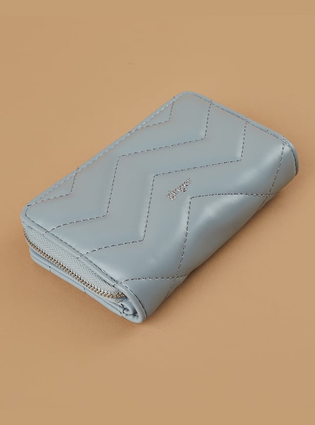 GINGER Embellished Zip-Around Wallet