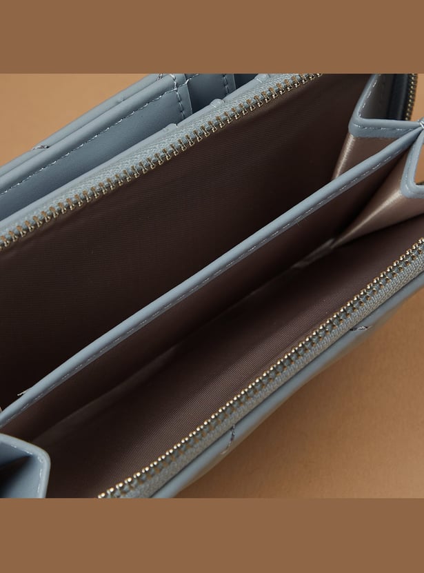 GINGER Embellished Zip-Around Wallet