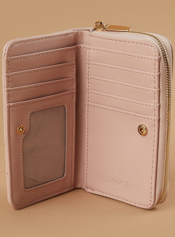 GINGER Embellished Zip-Around Wallet