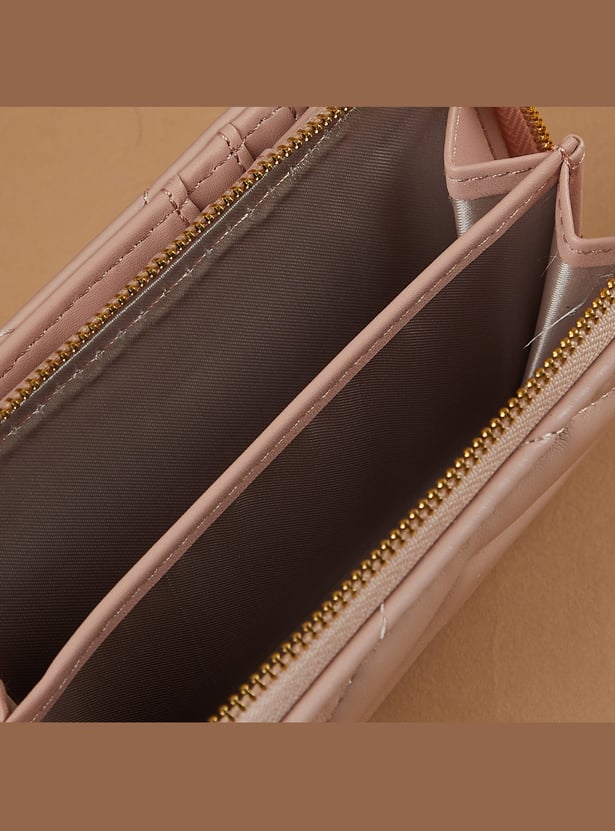 GINGER Embellished Zip-Around Wallet