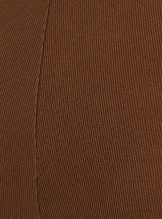 CODE Textured Wide Leg Trousers