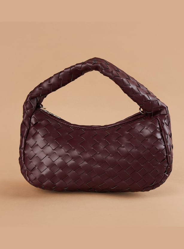 GINGER Basket Weave Handheld Bag