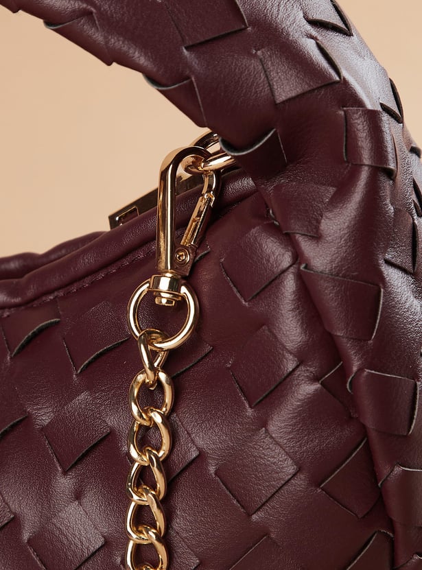 GINGER Basket Weave Handheld Bag