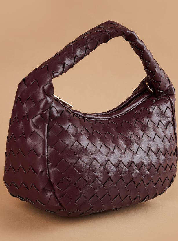 GINGER Basket Weave Handheld Bag