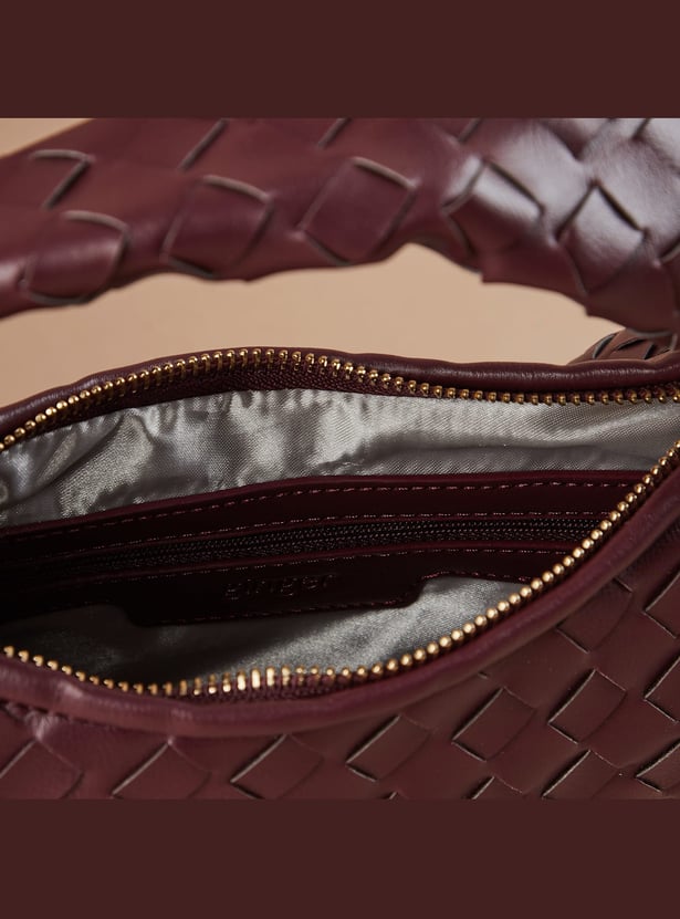 GINGER Basket Weave Handheld Bag