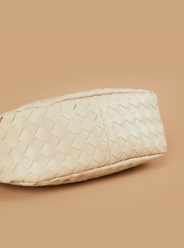 GINGER Basket Weave Handheld Bag