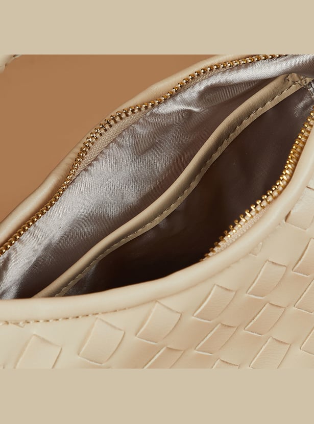 GINGER Basket Weave Handheld Bag