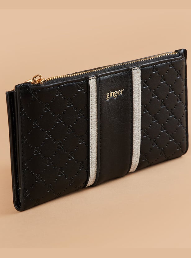 GINGER Debossed Bi-Fold Wallet