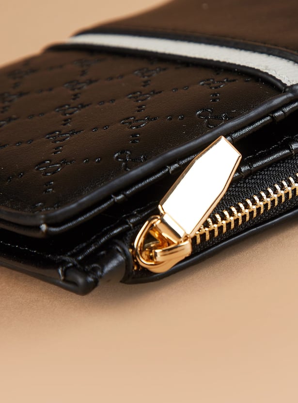 GINGER Debossed Bi-Fold Wallet