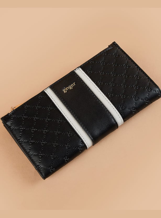 GINGER Debossed Bi-Fold Wallet
