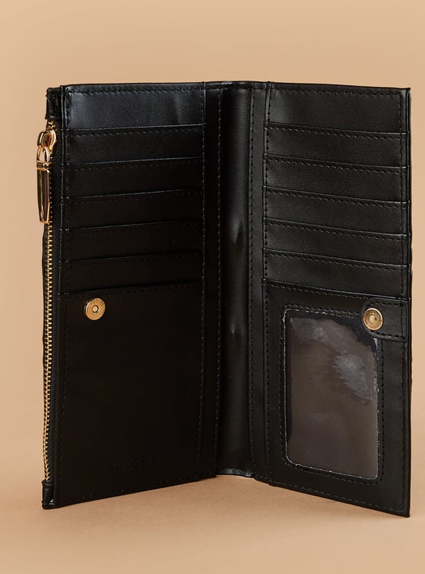 GINGER Debossed Bi-Fold Wallet