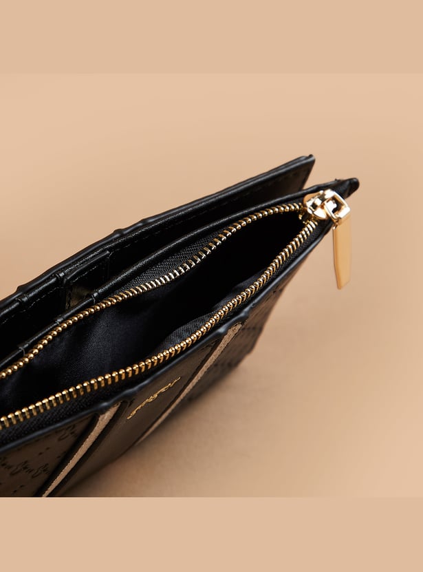 GINGER Debossed Bi-Fold Wallet