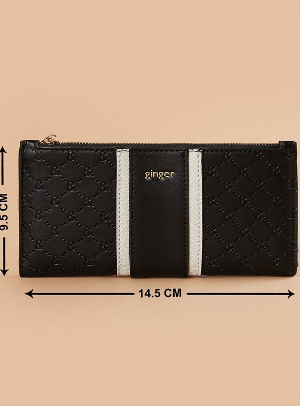 GINGER Debossed Bi-Fold Wallet