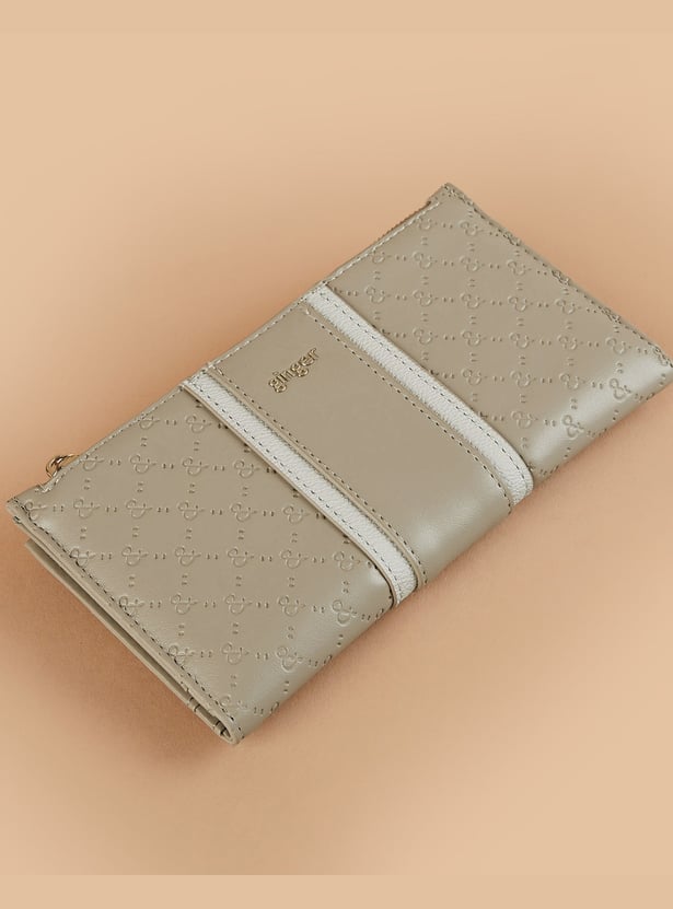 GINGER Debossed Bi-Fold Wallet