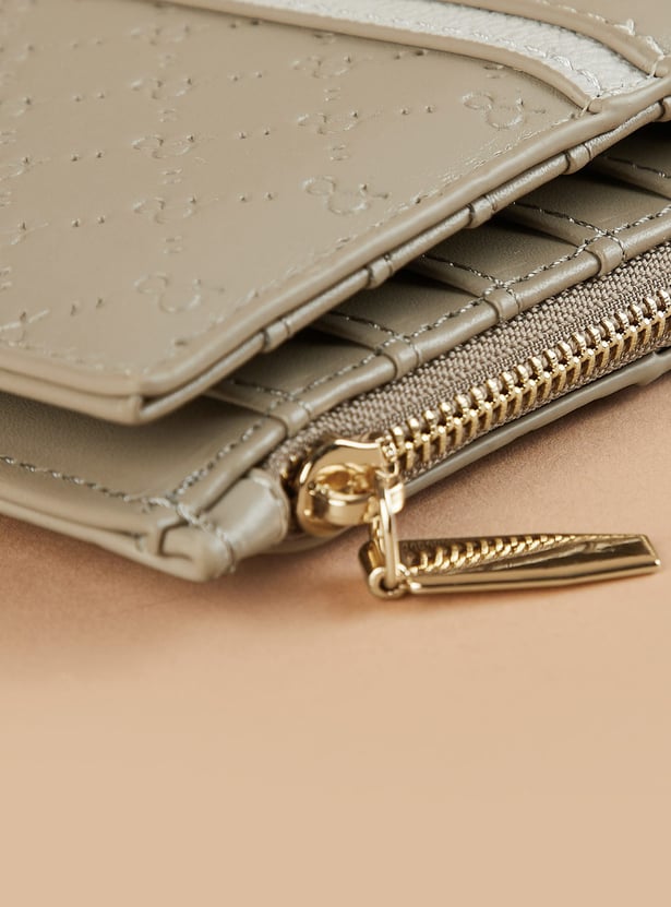 GINGER Debossed Bi-Fold Wallet