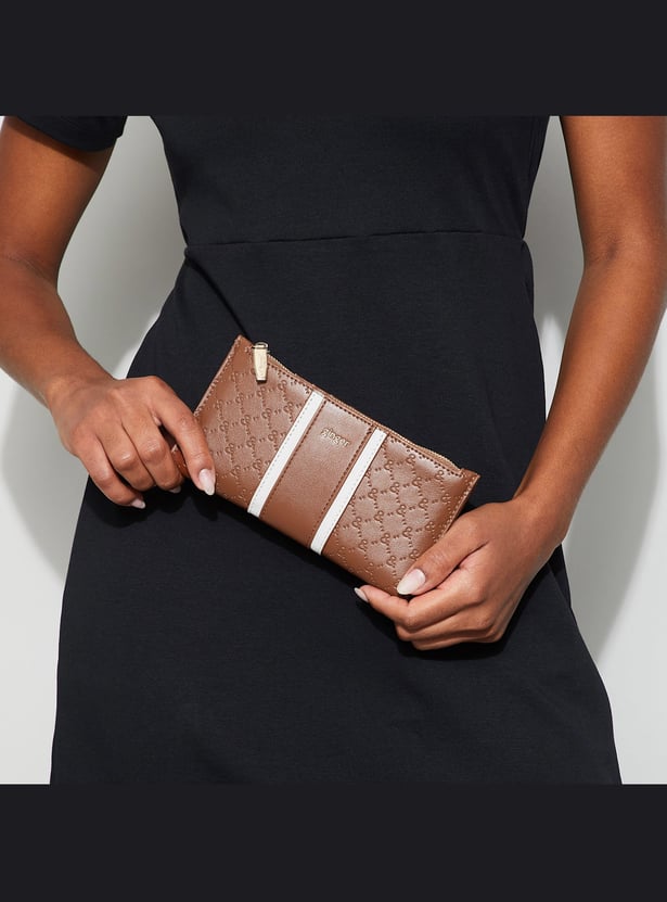 GINGER Debossed Bi-Fold Wallet