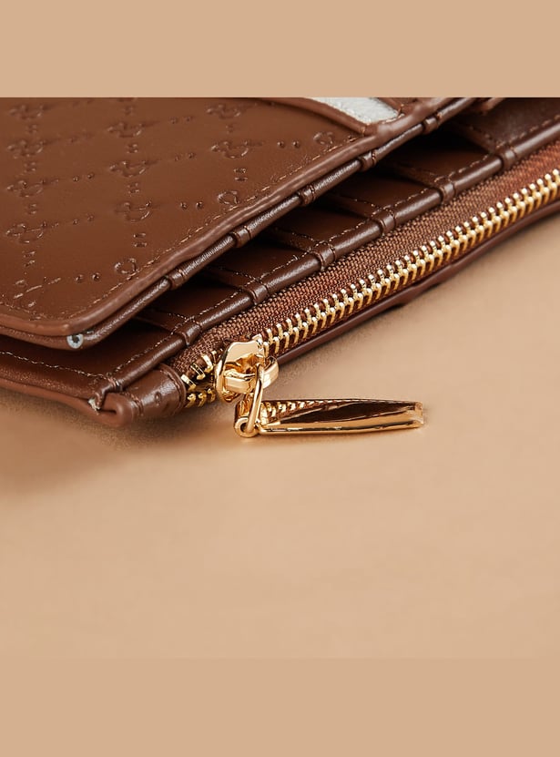 GINGER Debossed Bi-Fold Wallet