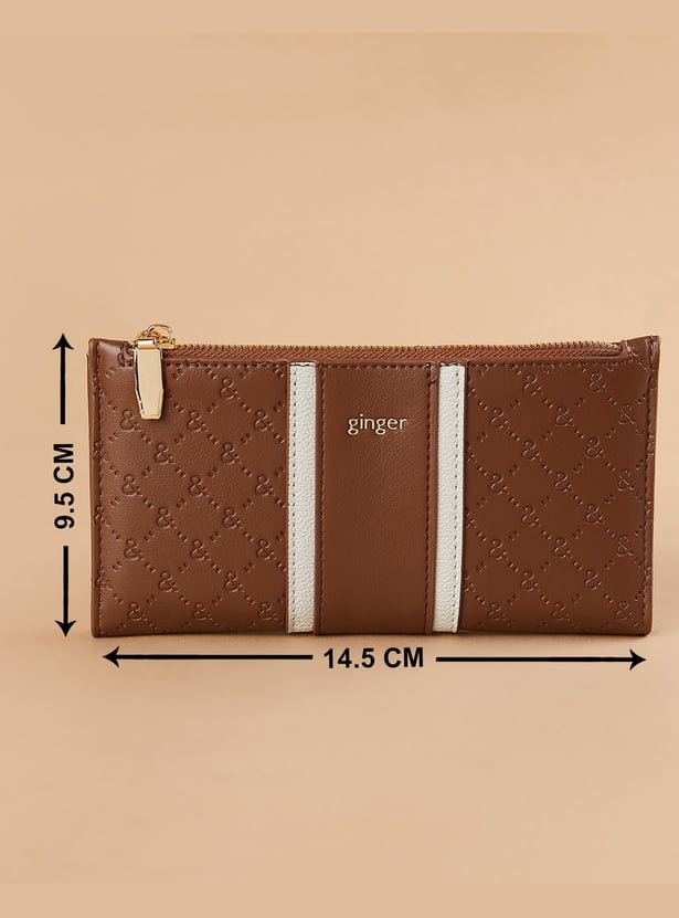 GINGER Debossed Bi-Fold Wallet