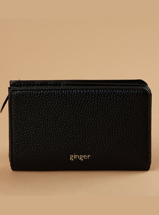 GINGER Textured Bi-Fold Wallet