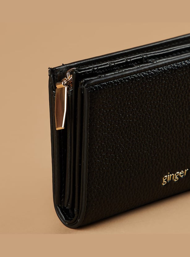 GINGER Textured Bi-Fold Wallet