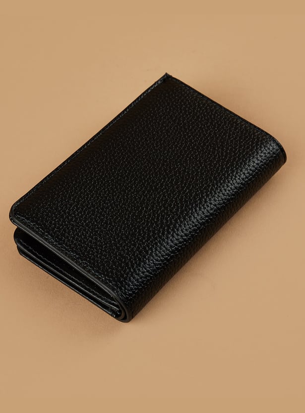 GINGER Textured Bi-Fold Wallet