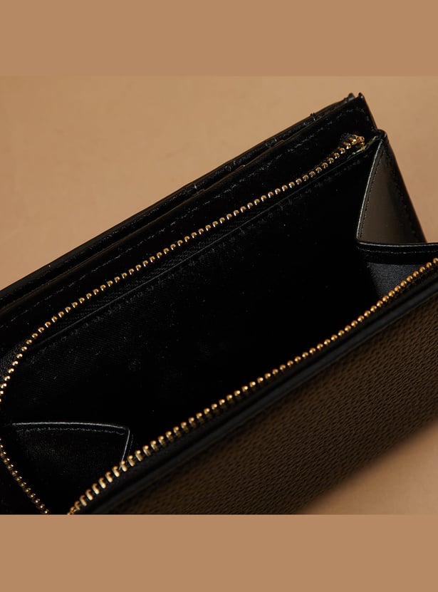 GINGER Textured Bi-Fold Wallet