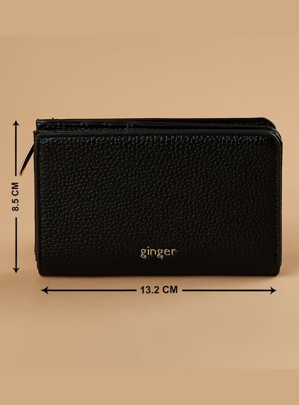 GINGER Textured Bi-Fold Wallet